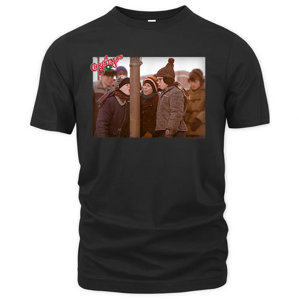 A Christmas Story Triple Dog Dare Photo T-Shirt