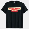 Alert Waves Prints Tee - Black