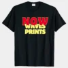 Now Waves Prints Tee - Black